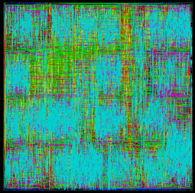 Routed ASIC design