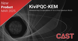 KiviCore and CAST Release Post-Quantum Cryptographic Key Encapsulation IP Core